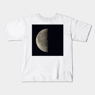 Last quarter Moon (R340/0665) Kids T-Shirt